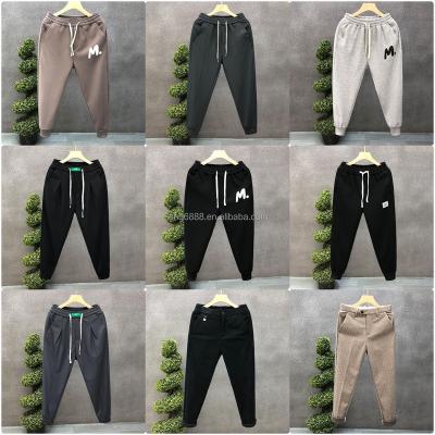 China Anti-wrinkle Spring Autumn Fashion Plus Size Casual Pants Men Clothing Embroidery Patchwork Harem Trousers Oversized Harajuku Joggers Male for sale