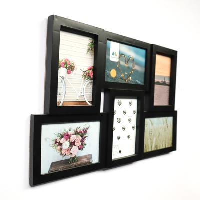 China YC Hot Photo Frame 4*6*6 Inch Modern Style Plastic Multiple Paper Photo Wall Mounted Photo Frame for sale