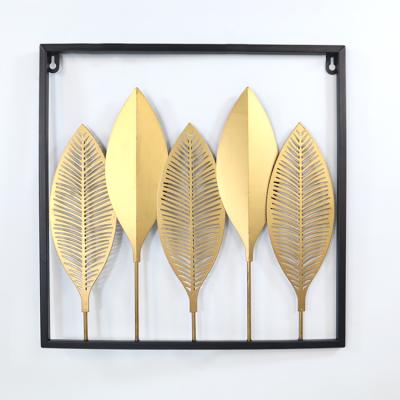 China Latest New Style Metal Contemporary Chinese Creative Fan Wall Hanging Light And Luxurious Wall Hanging for sale