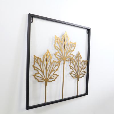 China New Contemporary Chinese Style Background Wall Decoration Metal Sheet Iron Decoration for sale