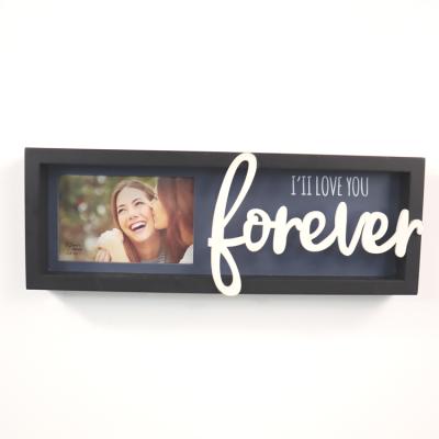 China Hot Selling Home Design Decoration Home Decoration Photo Frame Wall Mounted Letter Photo Frame for sale