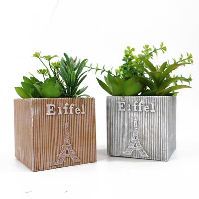 China Office Favor Price Potted Plant Contemporary Creative Office Decoration Mini Artificial Plant for sale