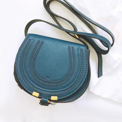 China Designer Famous Adjustable Shoulder Strap Luxury GENUINE LEATHER Clutch Small Flap Saddle Bag Whip Leather Women's Tote Crossbody Bag for sale