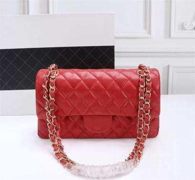 China Fashion Designer Custom Luxury Brand Top Handbag For Women Leather Ladies Shoulder Purses With Elegant Chain Strap Clutch for sale