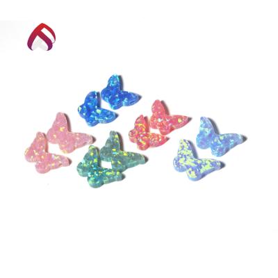 China Butterfly created opal 8x11mm of gilson 78 colors of play or color fire for sale