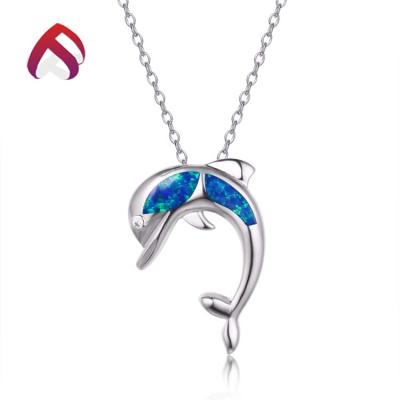 China Stylish Fashion Opal Pendant and New Charm Design Necklace Jewelry for sale