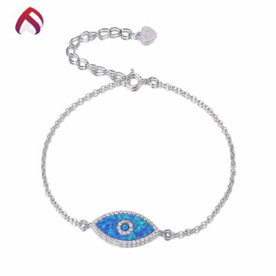 China Fashion Factory Direct Evil Eye Opal Jewelry Classic Opal Bracelet for sale