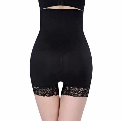 China High-Waist Seamless Seamless Boxer Lace Up Underwear Postpartum Corset Women's Stomach-Sculpting Pants Hip-Lift Pants for sale