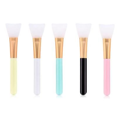 China Simple Smudge Brush Makeup Brush Silicone Mask Brush Makeup Tool for sale