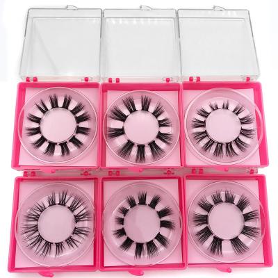 China ZNYBEAUFY Lashes Professional Strip Lashes 3D Invisible Fiber Lashes Wholesale Private Label for sale