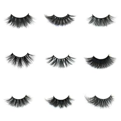 China Professional Wholesale Make Own Faux Mink Eyelashes Vendor Silk Fake Private Label Eyelashes 3D Real Mink Eyelashes for sale