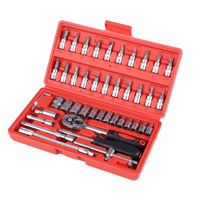 China 46pcs Auto Repair Tools Combination Plastic Screwdriver Set Manual Casing Wrench for sale