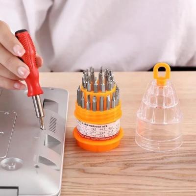 China 31 in1 Socket Plastic Multifunctional Professional Laptop Tool Kits Repairing Screwdriver for sale