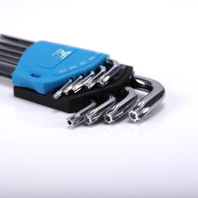 China Factory Direct Sale Durable T25 Allen Key With Torx End Hex Open End Wrench Master Key Set Metal Chave Metric Allen Key Torx for sale