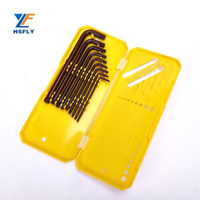 China Durable Wholesale Suppliers Hex Double Head Allen Wrench Box End Wrench Box Set Tool Tosan for sale