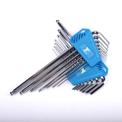 China Durable China Manufacturing Long Arm 13Pc Ball End Metric Hex Wrench Set Ball End Hex Wrenches Sets 9Pcs With Best Price for sale