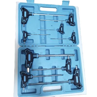 China Durable Easy Grip Mulit-Function Two Allen Wrench T-Handle Wrench Key Box for sale