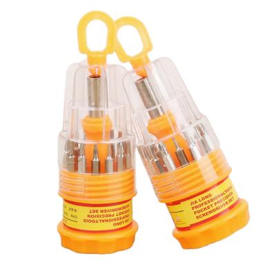 China 15 in1 Plastic Screwdriver Set Household Appliances Screwdriver Bit Maintenance Hardware Multifunctional Tool for sale