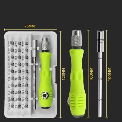 China Plastic 32 in 1 Precision Screwdriver Set Magnetic Driver Kit Professional Electronics Repair Tool for sale