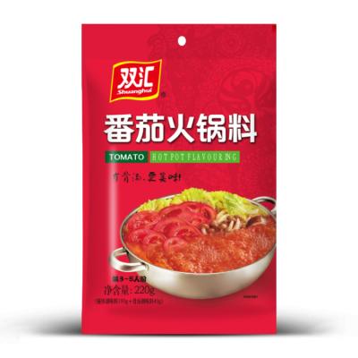 China Shuanghui OEM Taste 220g Food Seasoning Tomato Bottom Pot Chinese Hotpot Hotpot Soup Shipping and Handling - 7 for sale