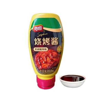 China Shuanghui Sweet Manufacturing Packing Bottle of BBQ Sauce Chinese Super Condiment DIY Brush Sprinkling Food Mixed Black Pepper BBQ Sauces 31644 for sale