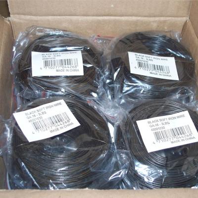 China Binding wire 16G 18G 3.5lbs rebar tie wire /black annealed binding wire / black tie wire for sale