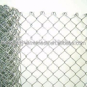 China Barrier Mesh Galvanized Chain Link Fence for sale