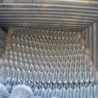 China Fence Mesh Chain Link Wire Mesh Fence / Rhombus Wire Mesh for sale