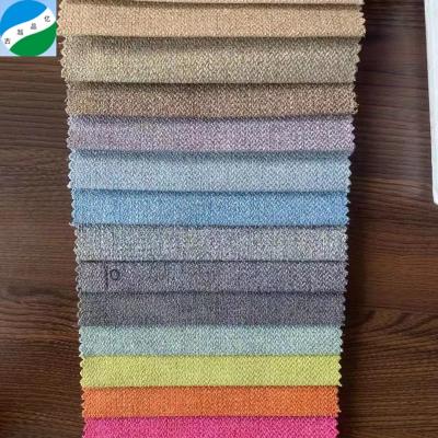 China Breathable Sofa Cloth Material Linen Fabric Stock Fabric For Sofa Home Textile for sale