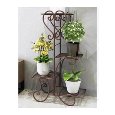 China Bulk Modern Hot Selling Pots Factory Worked Planting Decoration Iron Flower Stand With Factory Price for sale