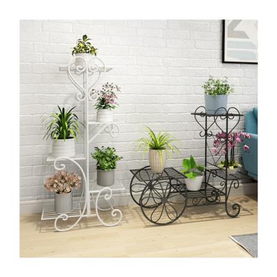 China Modern hot sale iron pot decoration rack metal wall decorative flower stand with factory price for sale