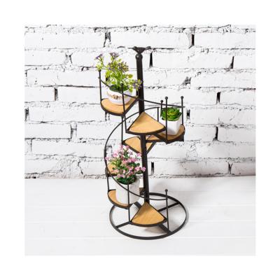 China Modern Hot Selling Tall Plant Tower Planter Iron Flower Pot Stand With Price for sale