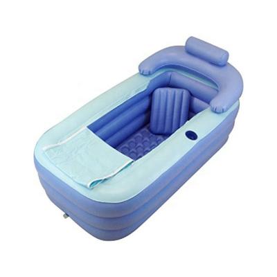 China PVC Bathtub Inflatable Folding Inflatable Hot Tub Inflatable Copper Bathtub For Adults for sale