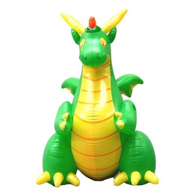 China Hot Sale PVC Green Inflatable Dragons Advertising Balloon Dragon Toy For Kids Inflatable for sale