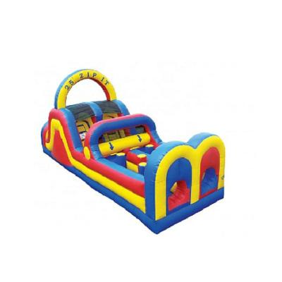 China Outdoor Inflatable Bouncer Playground Trampoline Course PVC Tarpaulin Inflatable Jumping House for sale