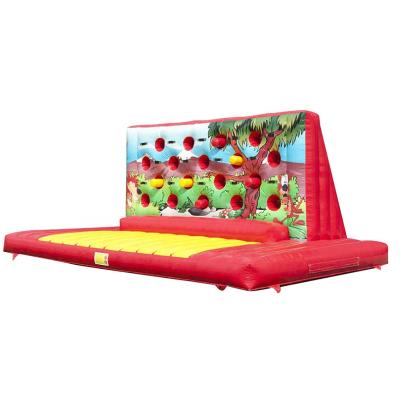 China Inflatable PVC Inflatable Boxing Wall Beat Wall Wipeout Challenge Sports Punching Game For Rental for sale