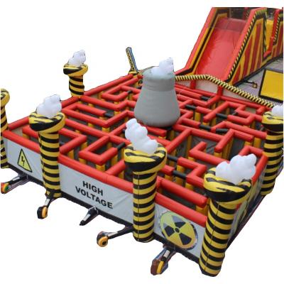 China PVC Popular Inflatable Sport Game Outdoor Inflatable Haunted House Laser Labyrinth for sale