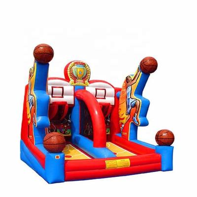 China Inflatable Cheap Inflatable PVC Basketball Games Sports Game Dip Tank For Sale for sale