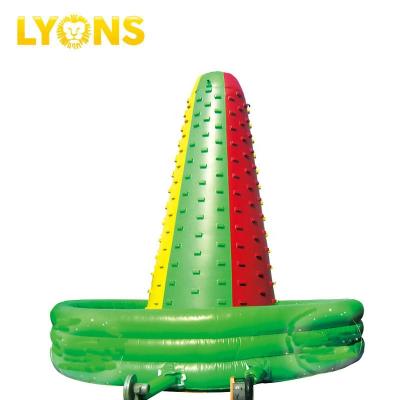 China Multifunctional and durable fun mountain sports games inflatable climbing wall for sale for sale