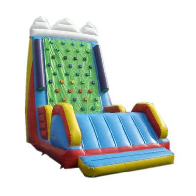 China PVC Inflatable Air Climbing Crazy Mountain With Slide Inflatable Climbing Wall With Slide for sale