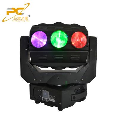 China Newest STAGE Nightclub 9*10W RGBW 4in1 Moving Head Light Infinite Eyes Head Light Mini 9 DJ Disco Led Roll Beam Stage Moving Head Light for sale