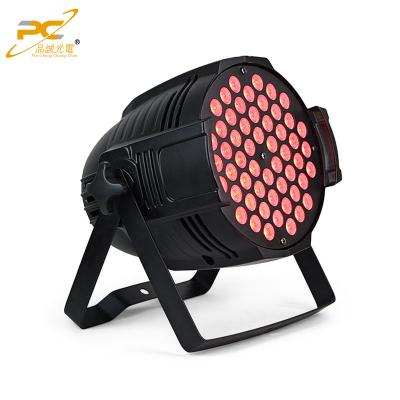 China Factory high quality 54x3w wash led par lights 3in1 rgb 3in1 par led dmx512 Guangdong disco lights professional stage dj equipment for sale