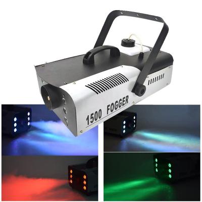 China Canton thermostatic fog machine led1500w remote control stage smoke machine for stage nightclub bar party festival 2.5L for sale