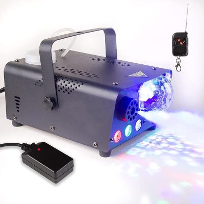 China New Dual Temperature Control Canton Design DJ Party Led 500W RGB LED Mini Magic Ball 3in1 Fog Machine With Remote Control For Stage Bar Disco for sale