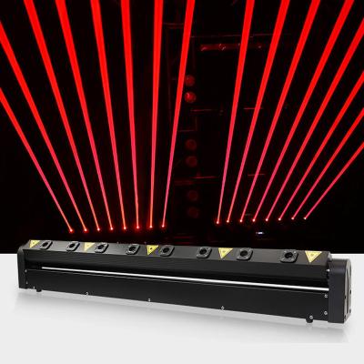 China Rotating Head Laser Light 8 Stage Beam Horse Racing Party Eyes Red Bar Beam Moving Head Laser Light For DJ Night Club for sale