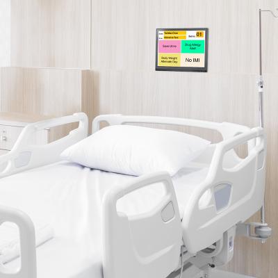 China WYSIWYG Digital Hospital Room Display Shows Patient Information. e.g. treat Name, allergies, diet and nutrition recommendation and caution for sale