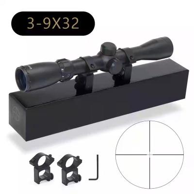 China Aluminum Alloy 3-9x32 Scope Tactical Contract Sight Optics Telescopes Square For Hunting for sale