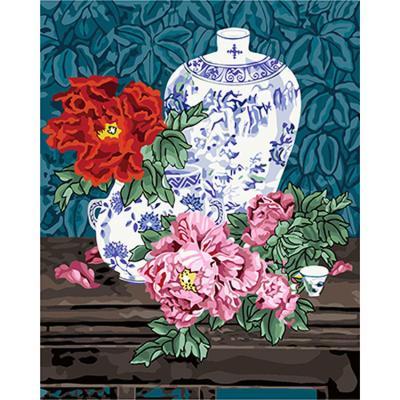 China Europe 5D DIY Flower Diamond Painting Flower Wall Canvas Art Painting For Home Decor Full Drill Cross Stitch Diamond Kits for sale