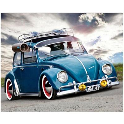 China Mini 5D DIY Car Diamond Painting Car Painting Wall Canvas Art Painting For Home Decor Full Drill Cross Stitch Embroidery Kits for sale