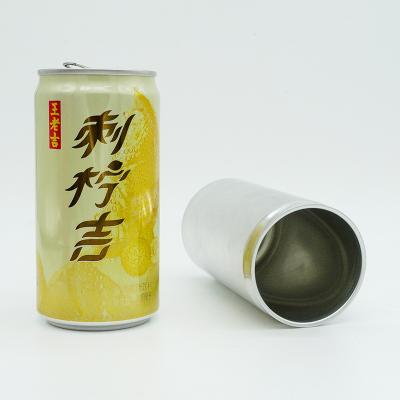 China Glossy Aluminum 250ml White Cans Aluminum Cans In Stock White Aluminum Beer Cans for sale